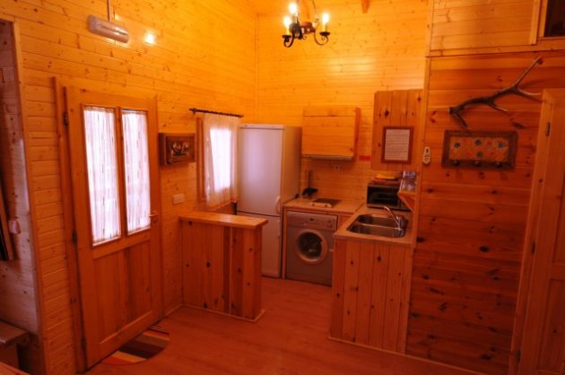 Cabañas  El Rinconcillo Casas de madera en La Iruela Arroyo frio 