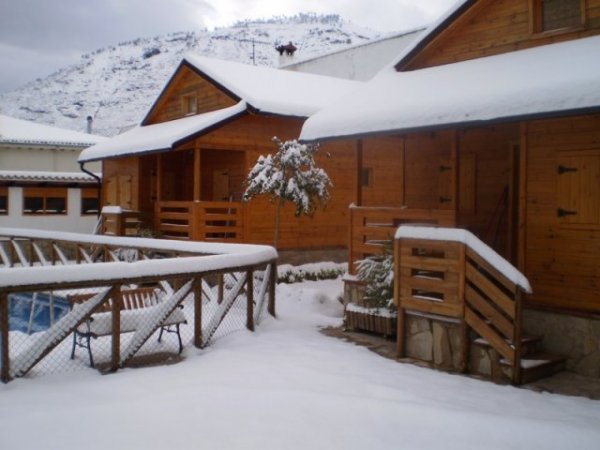 Cabañas  El Rinconcillo Casas de madera en La Iruela Arroyo frio 